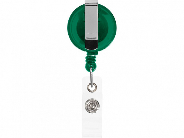Роллер-клип Lech, зеленый с логотипом в Нефтекамске заказать по выгодной цене в кибермаркете AvroraStore