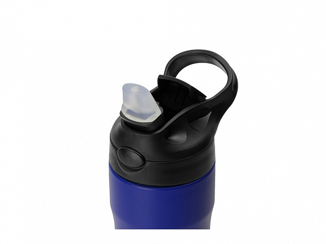 Бутылка для воды Hike Waterline, нерж сталь, 850 мл, синий с логотипом в Нефтекамске заказать по выгодной цене в кибермаркете AvroraStore