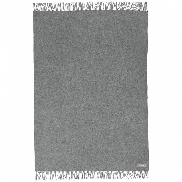 Плед Classic, серый с логотипом в Нефтекамске заказать по выгодной цене в кибермаркете AvroraStore