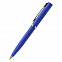 Ручка металлическая Alfa фрост, синяя с логотипом в Нефтекамске заказать по выгодной цене в кибермаркете AvroraStore