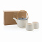 Набор керамический чайник Ukiyo с чашками с логотипом в Нефтекамске заказать по выгодной цене в кибермаркете AvroraStore