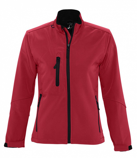 Куртка женская на молнии ROXY 340 красная с логотипом в Нефтекамске заказать по выгодной цене в кибермаркете AvroraStore