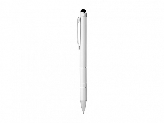 Ручка-стилус шариковая Charleston, серебристый, черные чернила с логотипом в Нефтекамске заказать по выгодной цене в кибермаркете AvroraStore