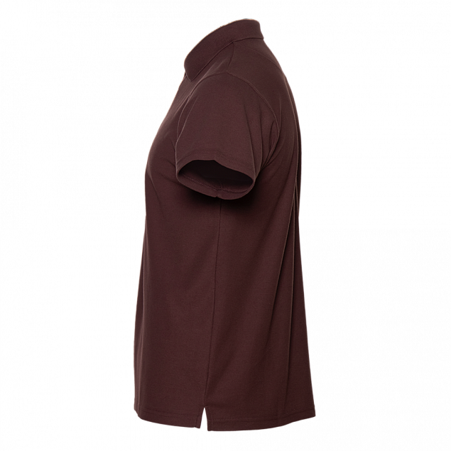 Рубашка поло Рубашка мужская 04 Тёмно-Шоколадный с логотипом в Нефтекамске заказать по выгодной цене в кибермаркете AvroraStore