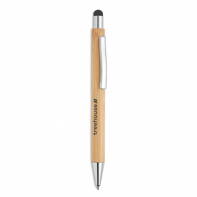 Бамбуковая ручка стилус с логотипом в Нефтекамске заказать по выгодной цене в кибермаркете AvroraStore