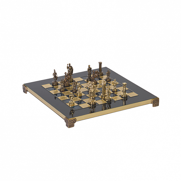 Шахматы "Битва при Коринфе" с логотипом в Нефтекамске заказать по выгодной цене в кибермаркете AvroraStore