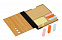 Стикеры для заметок BAMBOO NOTE, коричневая с логотипом в Нефтекамске заказать по выгодной цене в кибермаркете AvroraStore