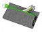 Универсальный пенал из переработанного полиэстера RPET Holder, серый/зеленый с логотипом в Нефтекамске заказать по выгодной цене в кибермаркете AvroraStore