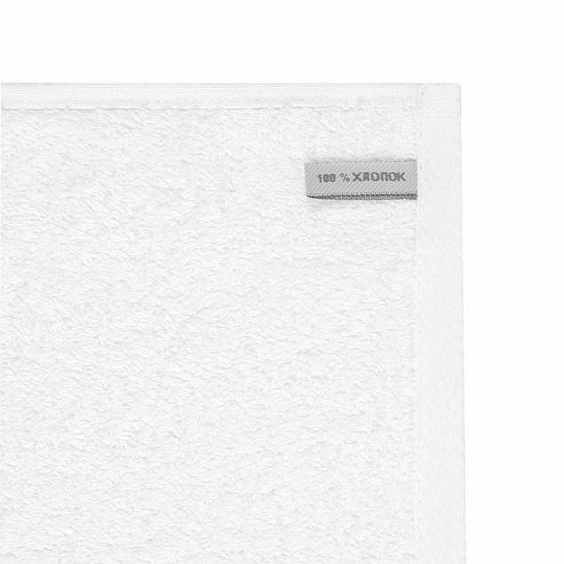 Полотенце Etude, большое, белое с логотипом в Нефтекамске заказать по выгодной цене в кибермаркете AvroraStore
