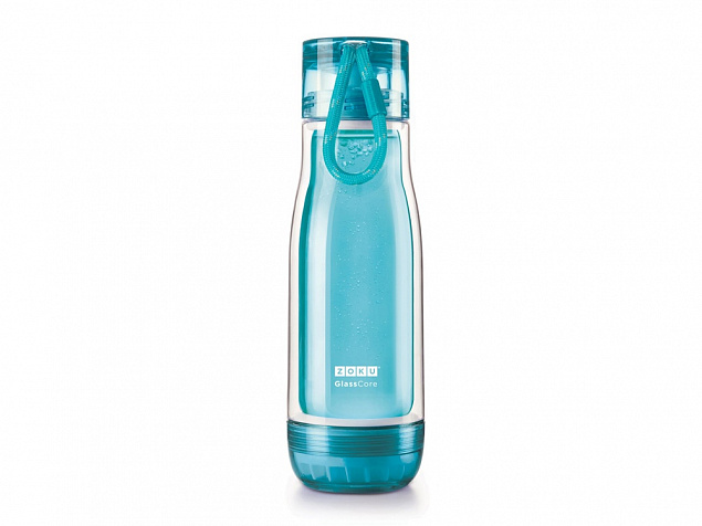 Бутылка для воды Zoku с логотипом в Нефтекамске заказать по выгодной цене в кибермаркете AvroraStore