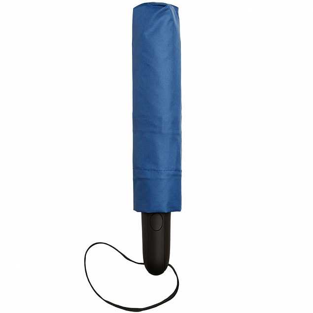 Складной зонт Magic с проявляющимся рисунком, синий с логотипом в Нефтекамске заказать по выгодной цене в кибермаркете AvroraStore