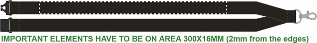 Ланьярд с карабином и застежкой с логотипом в Нефтекамске заказать по выгодной цене в кибермаркете AvroraStore