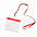 Ланъярд с держателем для бейджа; красный; 11,2х0,5 см; полиэстер, пластик; тампопечать, шелкогр с логотипом в Нефтекамске заказать по выгодной цене в кибермаркете AvroraStore