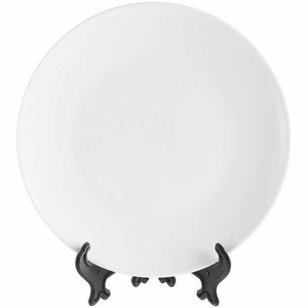 Тарелка Wonder для сублимационной печати, белая с логотипом в Нефтекамске заказать по выгодной цене в кибермаркете AvroraStore
