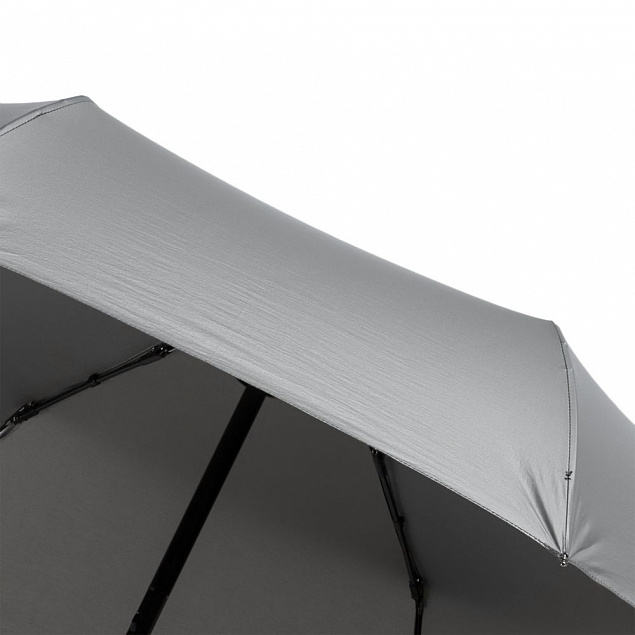 Зонт складной ironWalker, серебристый с логотипом в Нефтекамске заказать по выгодной цене в кибермаркете AvroraStore