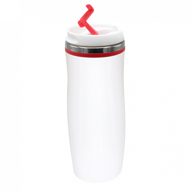 Термокружка Latte - Красный PP с логотипом в Нефтекамске заказать по выгодной цене в кибермаркете AvroraStore