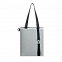 Шоппер Superbag Reflect (серый с чёрным) с логотипом в Нефтекамске заказать по выгодной цене в кибермаркете AvroraStore