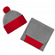 Набор Snappy, светло-серый с красным с логотипом в Нефтекамске заказать по выгодной цене в кибермаркете AvroraStore