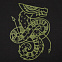 Толстовка «Полинезийский дракон», черная с логотипом в Нефтекамске заказать по выгодной цене в кибермаркете AvroraStore