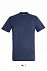 Фуфайка (футболка) REGENT мужская,Синий джинc L с логотипом в Нефтекамске заказать по выгодной цене в кибермаркете AvroraStore
