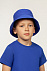 Панама детская Bizbolka Challenge Kids, голубая с логотипом в Нефтекамске заказать по выгодной цене в кибермаркете AvroraStore