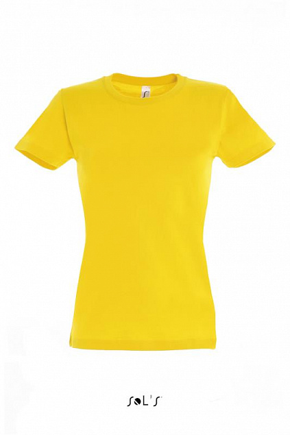 Фуфайка (футболка) IMPERIAL женская,Жёлтый L с логотипом в Нефтекамске заказать по выгодной цене в кибермаркете AvroraStore