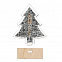 Рождественская елка, Деревянный декор со светодиодной подсветкой, бежевый с логотипом в Нефтекамске заказать по выгодной цене в кибермаркете AvroraStore