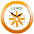 Часы настенные Vivid large, белые с логотипом в Нефтекамске заказать по выгодной цене в кибермаркете AvroraStore