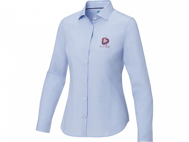 Рубашка «Cuprite» женская с логотипом в Нефтекамске заказать по выгодной цене в кибермаркете AvroraStore