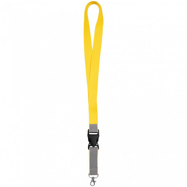 Лента светоотражающая Interlevel, желтая с серым с логотипом в Нефтекамске заказать по выгодной цене в кибермаркете AvroraStore