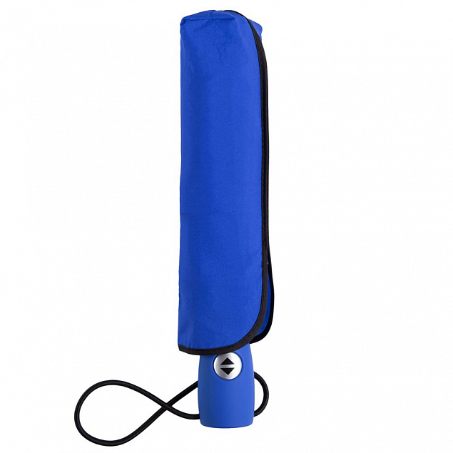 Зонт складной AOC, синий с логотипом в Нефтекамске заказать по выгодной цене в кибермаркете AvroraStore