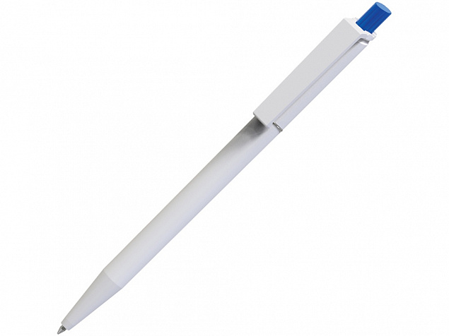 Ручка пластиковая шариковая Xelo White с логотипом в Нефтекамске заказать по выгодной цене в кибермаркете AvroraStore