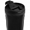 Термостакан Sagga, черный с логотипом в Нефтекамске заказать по выгодной цене в кибермаркете AvroraStore