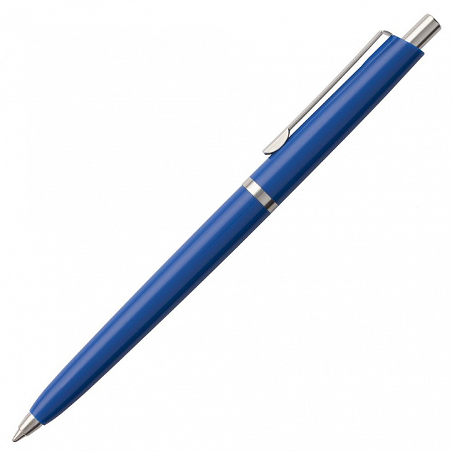 Ручка шариковая Classic, ярко-синяя с логотипом в Нефтекамске заказать по выгодной цене в кибермаркете AvroraStore