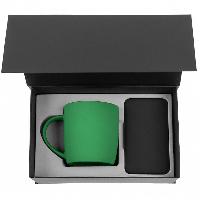 Набор Impression, зеленый с черным с логотипом в Нефтекамске заказать по выгодной цене в кибермаркете AvroraStore