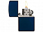 Зажигалка ZIPPO Classic с покрытием Navy Matte с логотипом в Нефтекамске заказать по выгодной цене в кибермаркете AvroraStore