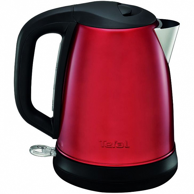 Чайник Confidence, красный с логотипом в Нефтекамске заказать по выгодной цене в кибермаркете AvroraStore