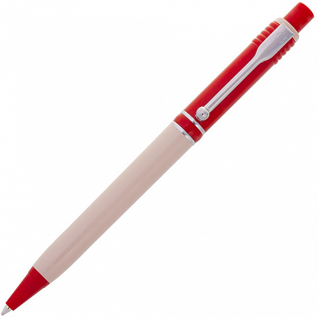 Ручка шариковая Raja Shade, красная с логотипом в Нефтекамске заказать по выгодной цене в кибермаркете AvroraStore