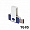 Флеш-карта TWISTA, 16Гб, темно-синий/белый с логотипом в Нефтекамске заказать по выгодной цене в кибермаркете AvroraStore