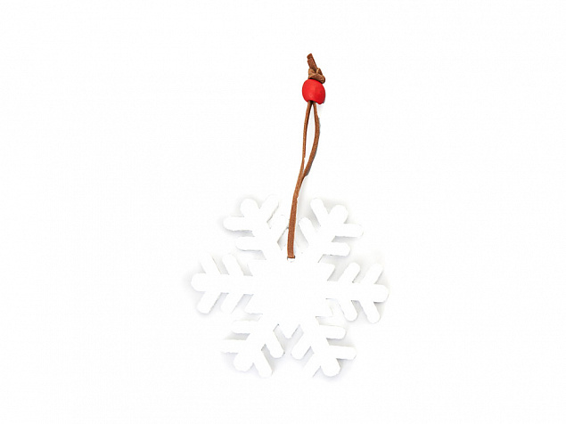 Войлочное рождественское украшение ABEND, снежинка с логотипом в Нефтекамске заказать по выгодной цене в кибермаркете AvroraStore