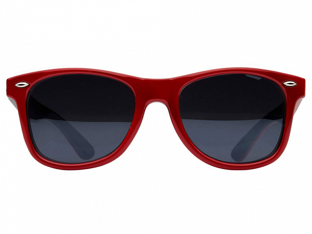 Очки солнцезащитные Crockett, красный/черный с логотипом в Нефтекамске заказать по выгодной цене в кибермаркете AvroraStore