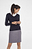 Джемпер женский Galaxy Women, серый с логотипом в Нефтекамске заказать по выгодной цене в кибермаркете AvroraStore