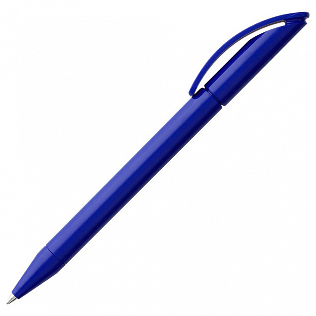 Ручка шариковая Prodir DS3 TPP, синяя с логотипом в Нефтекамске заказать по выгодной цене в кибермаркете AvroraStore