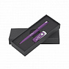 Набор ручка + флеш-карта 8 Гб в футляре, фиолетовый, покрытие soft touch