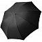 Зонт-трость Fiber Flex, черный с логотипом в Нефтекамске заказать по выгодной цене в кибермаркете AvroraStore