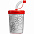 Бутылка-раскраска детская «Передвижник», синяя с логотипом в Нефтекамске заказать по выгодной цене в кибермаркете AvroraStore