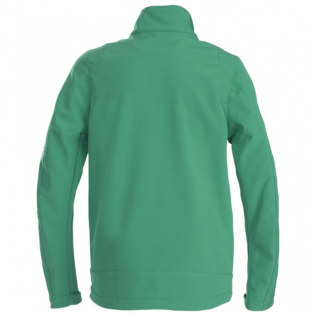 Куртка софтшелл мужская TRIAL, зеленая с логотипом в Нефтекамске заказать по выгодной цене в кибермаркете AvroraStore