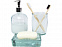 Jabony Набор для ванной, состоящий из 3 предметов из переработанного стекла, прозрачный с логотипом в Нефтекамске заказать по выгодной цене в кибермаркете AvroraStore