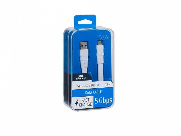 Кабель USB Type C 3.0 – Type A 1,2 м с логотипом в Нефтекамске заказать по выгодной цене в кибермаркете AvroraStore