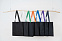 Холщовая сумка BrighTone, черная с белыми ручками с логотипом в Нефтекамске заказать по выгодной цене в кибермаркете AvroraStore